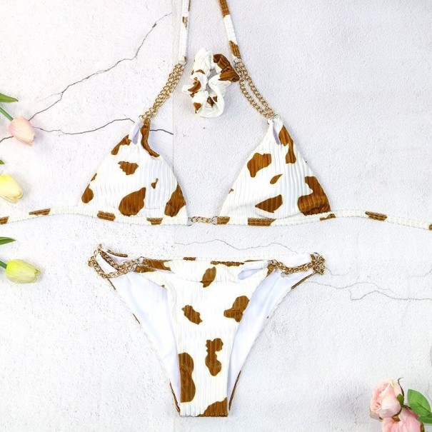 Dámské bikiny P910 hnědá S