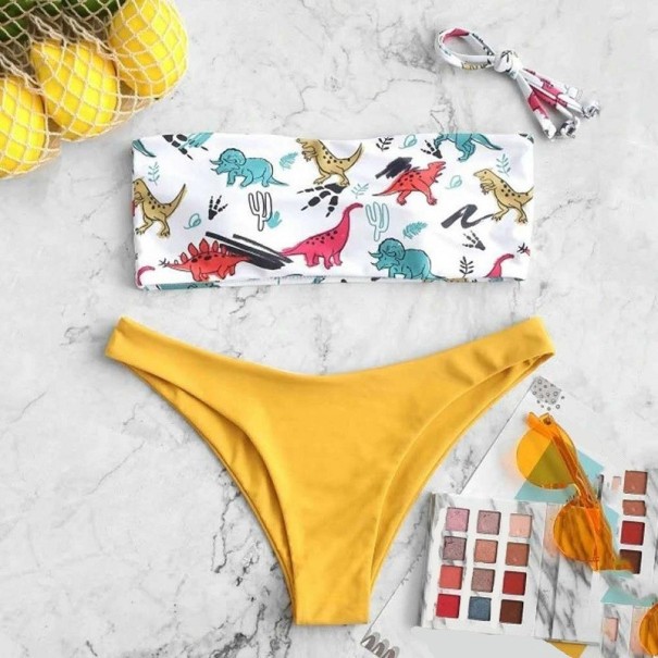 Dámské bikiny P921 žlutá XS