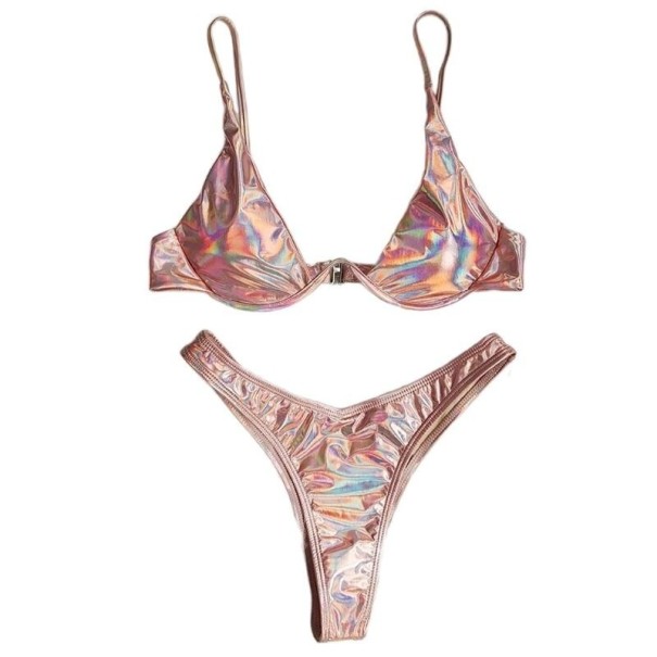 Dámské bikiny P957 meruňková L
