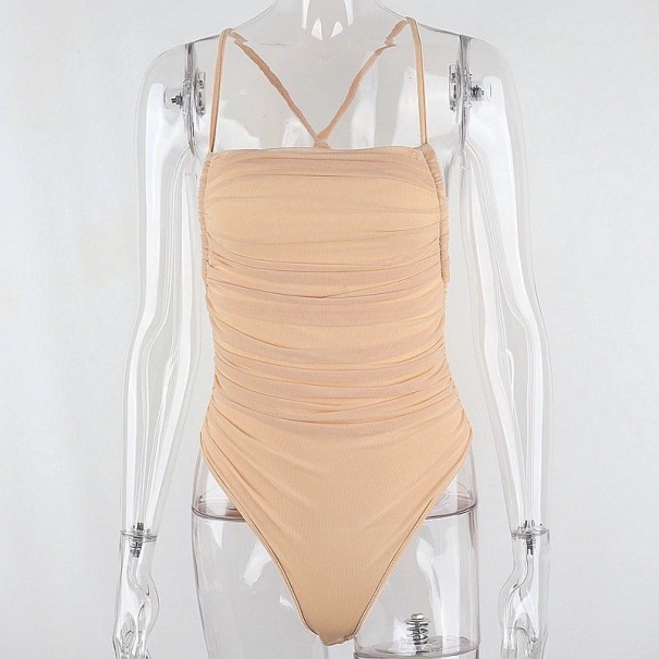 Dámske body s odhaleným chrbtom B688 S