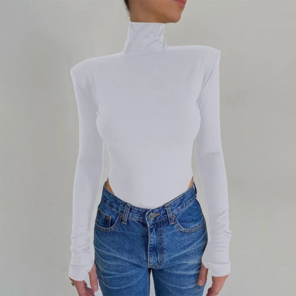 Dámske body s odhaleným chrbtom B703 biela M