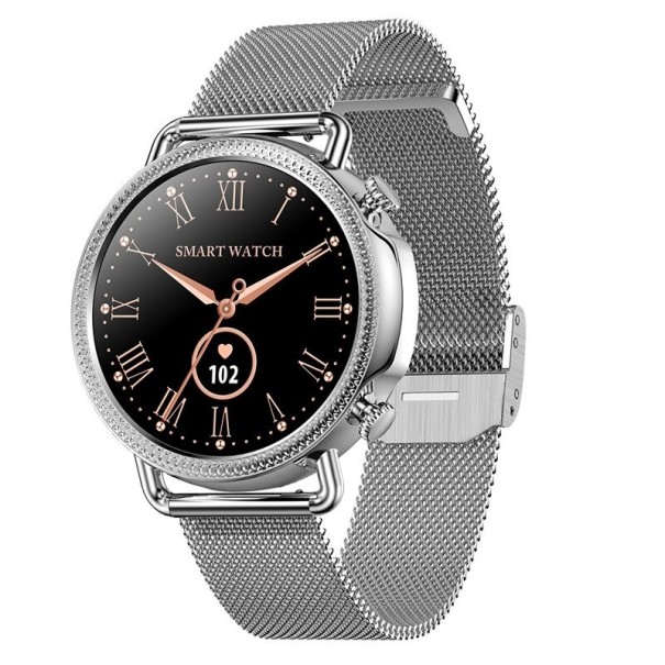 Dámské chytré hodinky K1472 stříbrná