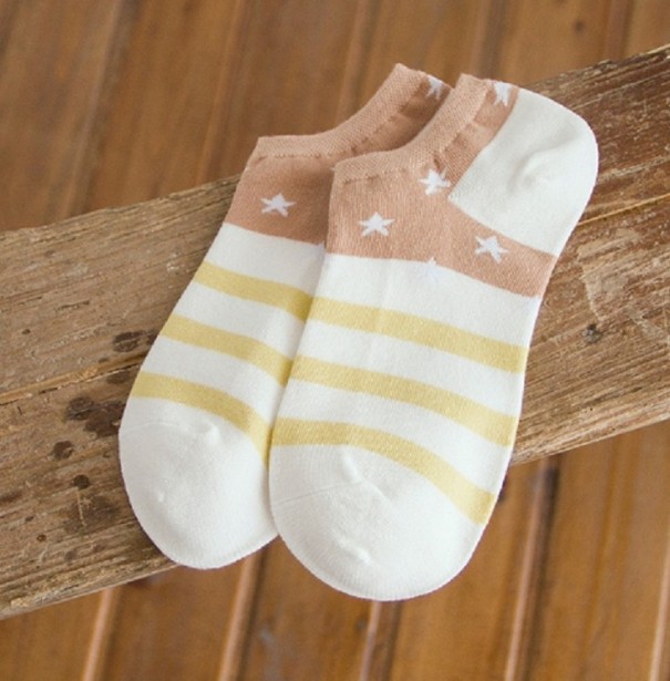 Dámske členkové ponožky s hviezdami 2