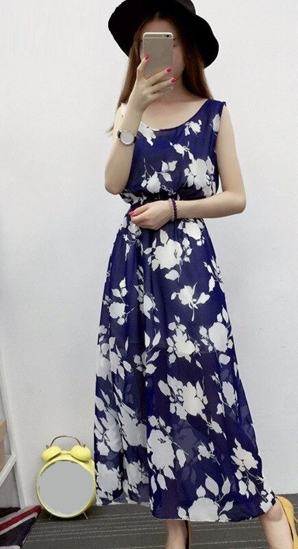 Dámské dlouhé šaty P1048 12