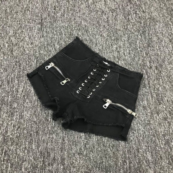 Dámské džínové šortky Fiona černá S