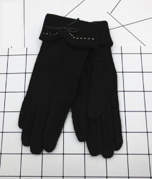 Dámske elegantné rukavice J3010 čierna