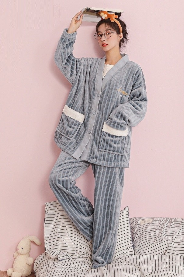 Dámske hrejivé pyžamo P3154 M 2