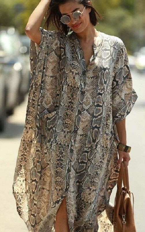 Dámske košeľové šaty P295 9