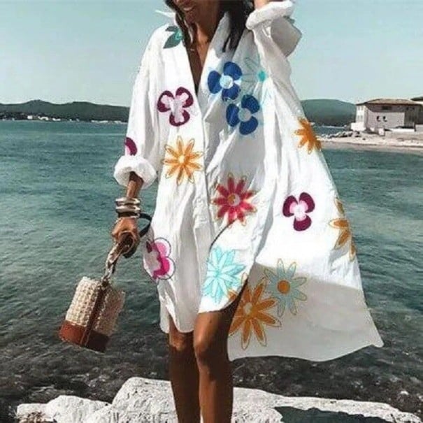 Dámské košilové šaty P1223 3XL 3