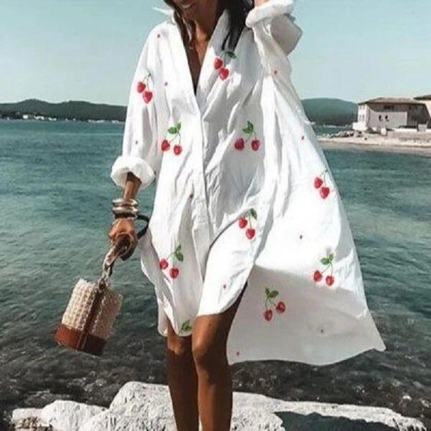 Dámské košilové šaty P1223 4XL 4