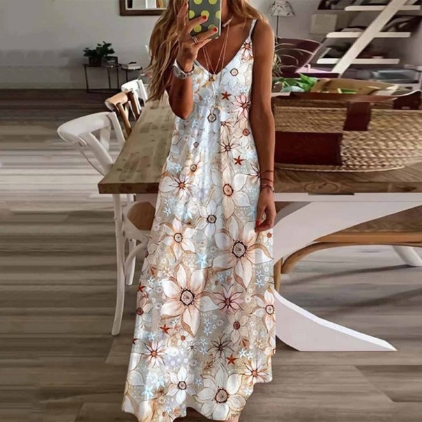 Dámske letné maxi šaty P1040 XXL 1