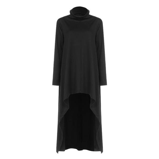 Dámske mikinové šaty B40 čierna L