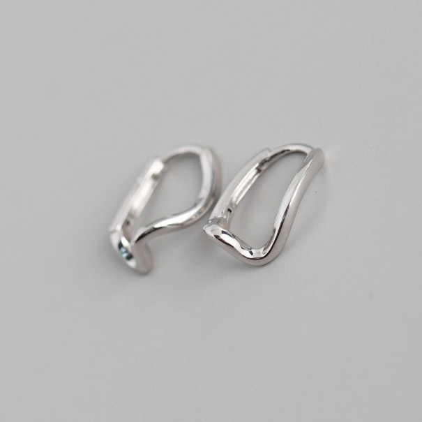 Dámské náušnice J120 stříbrná 10