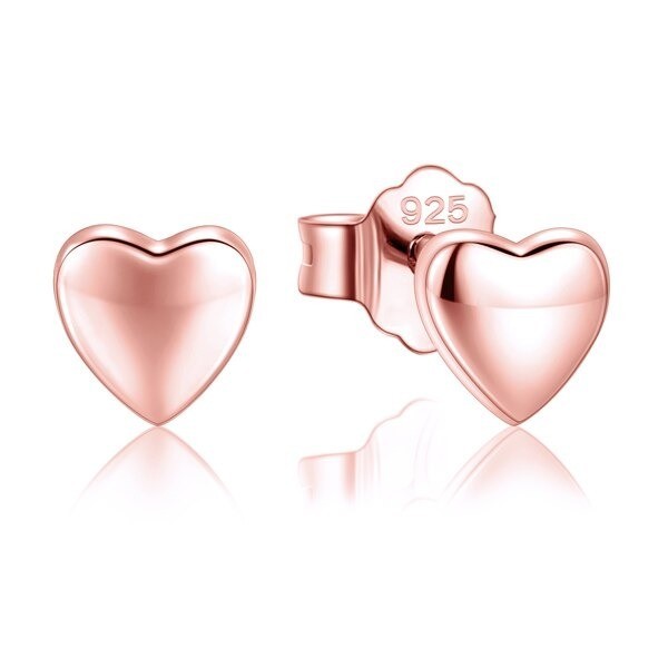 Dámské náušnice pecky R63 starorůžová 2