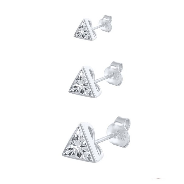 Dámské peckové náušnice G288 stříbrná 1