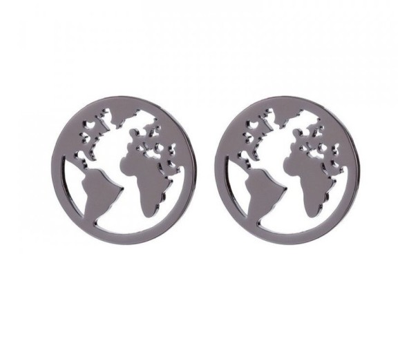 Dámské peckové náušnice H864 černá 21