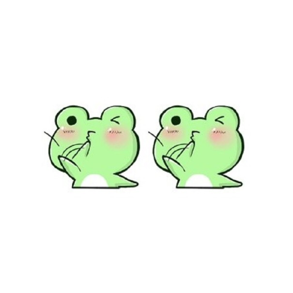 Dámské peckové náušnice žáby 2