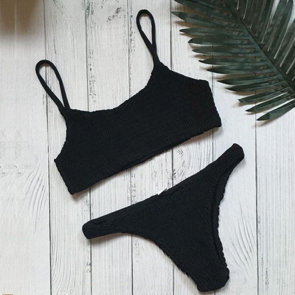 Dámske pletené bikiny Brazílskeho štýlu J3266 sivá L
