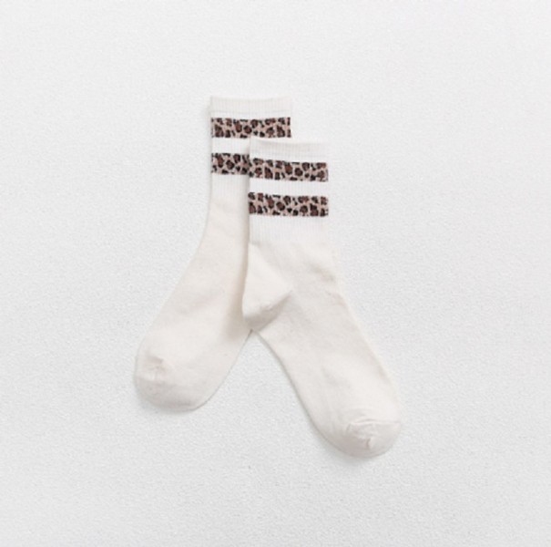 Dámske ponožky s leopardím vzorom 6