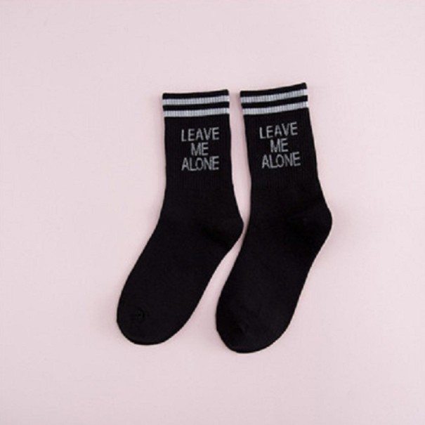 Dámske ponožky s nápisom 1