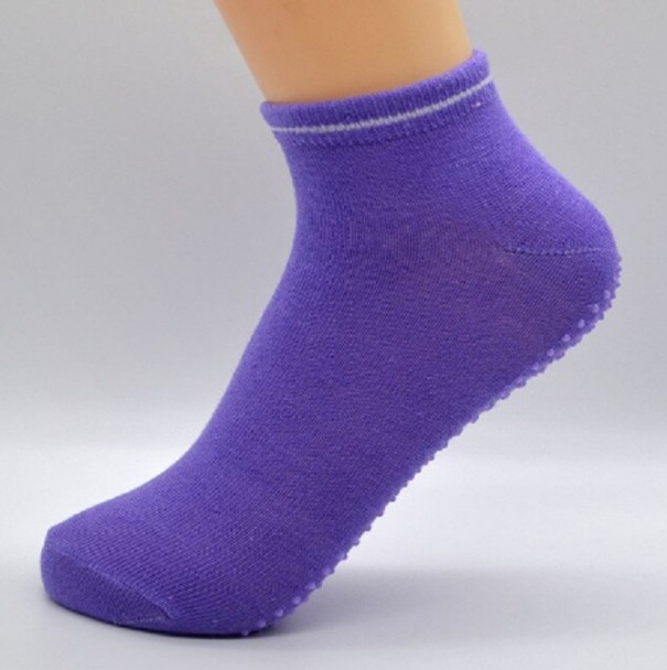 Dámske protišmykové ponožky fialová