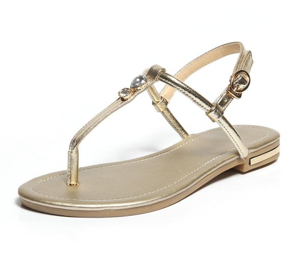 Dámske sandále Selena zlatá 39