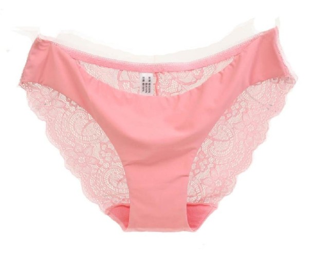 Dámske sexi nohavičky s čipkou A1019 ružová L