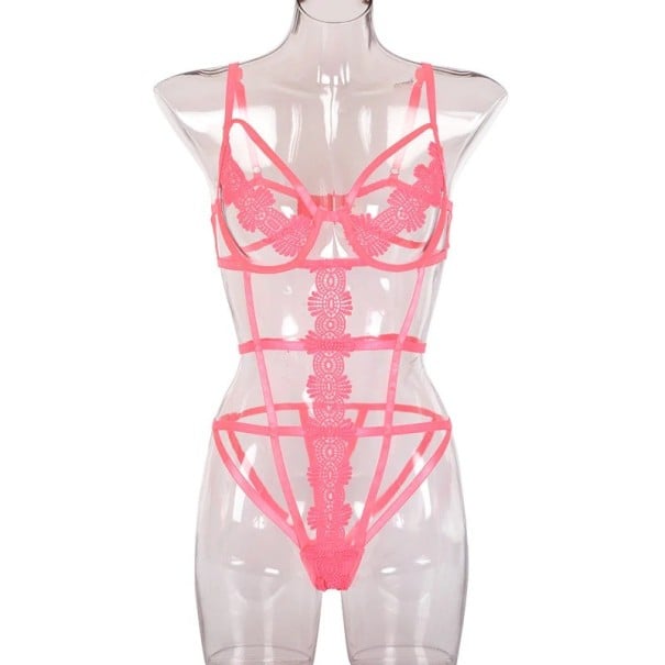 Dámské sexy body B697 růžová M
