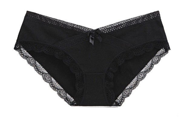 Dámské sexy kalhotky s krajkou A1020 černá S