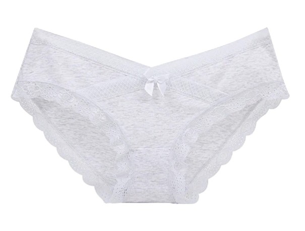 Dámské sexy kalhotky s krajkou A1020 šedá S
