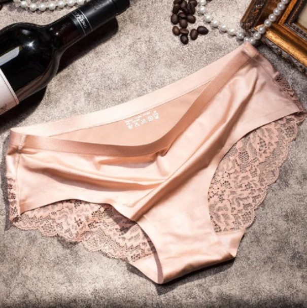 Dámske sexy nohavičky A771 marhuľová S