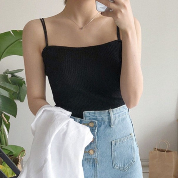 Dámske slim tielko B336 čierna