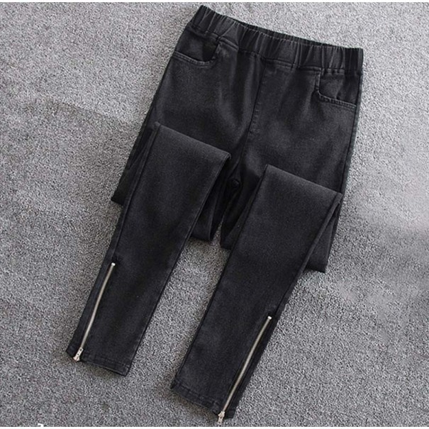 Dámske strečové skinny džínsy XL 3