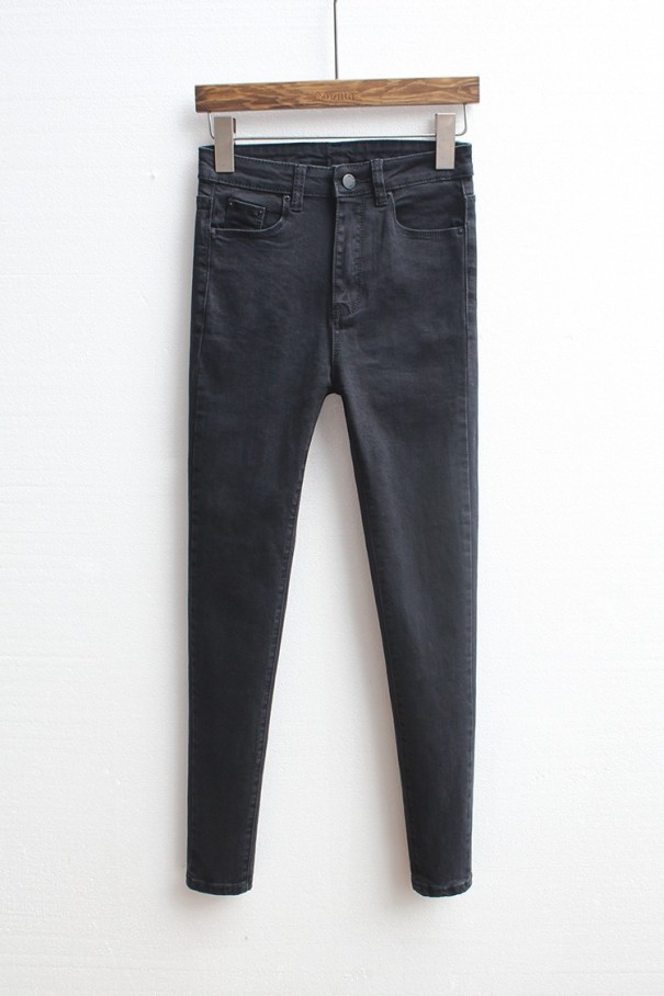 Dámské stylové džíny J1772 černá 26