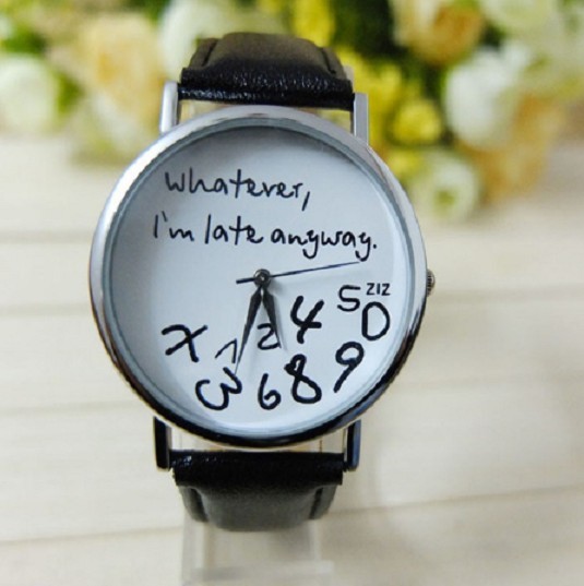 Dámské stylové hodinky zpoždění J3198 černá