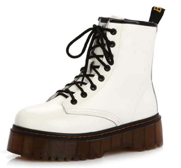 Dámské stylové zimní kotníkové boty J1784 bílá 39