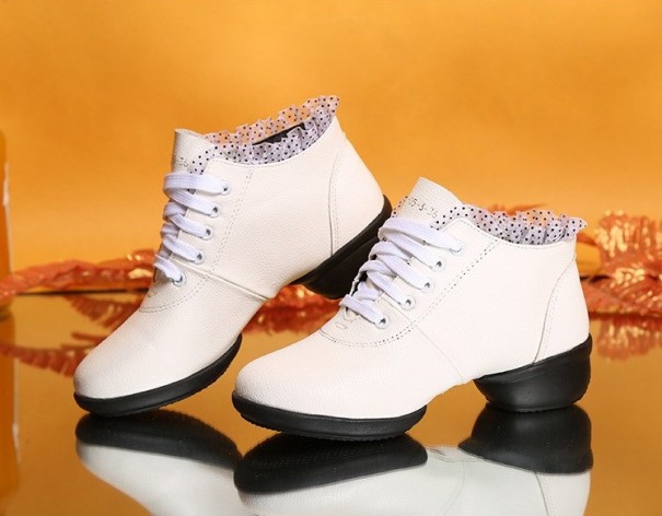 Dámske tanečné topánky 82007 biela 38