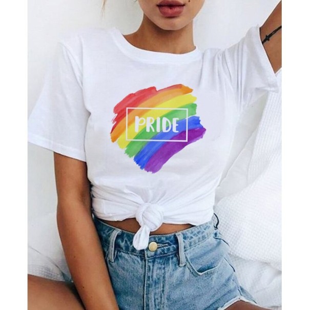 Dámske tričko s LGBT motívom L 14