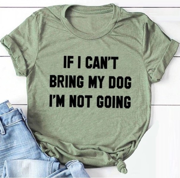 Dámske tričko s vtipnou potlačou B249 L 16