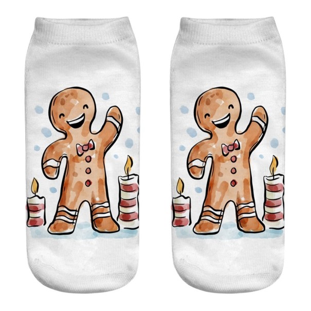 Dámské vánoční ponožky s 3D potiskem 2
