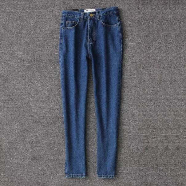Dámské vintage džíny tmavě modrá 26