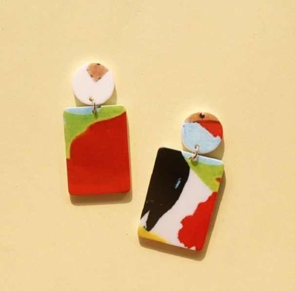 Dámské visací náušnice G1116 11