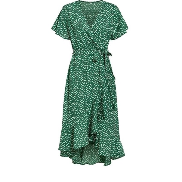 Dámské zelené maxi šaty M