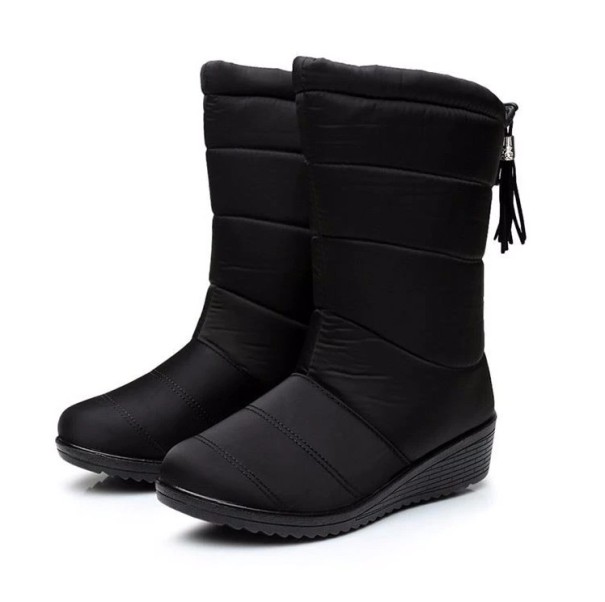 Dámske zimné nepremokavé topánky J1200 čierna 44