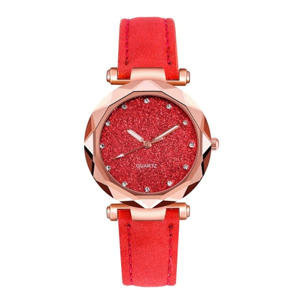 Damski zegarek T1518 czerwony