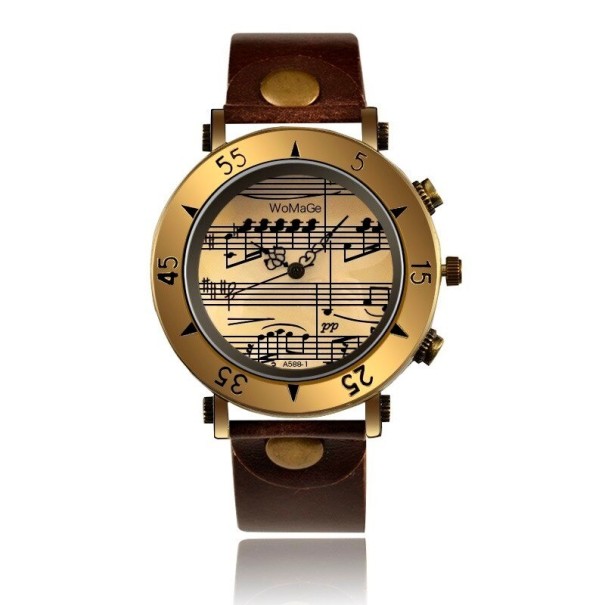 Damski zegarek T1688 brązowy