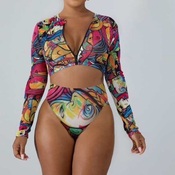 Damskie bikini surfing P640 L 7