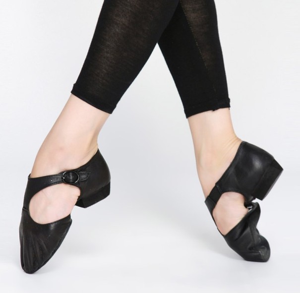 Damskie buty do tańca do baletu czarny 44