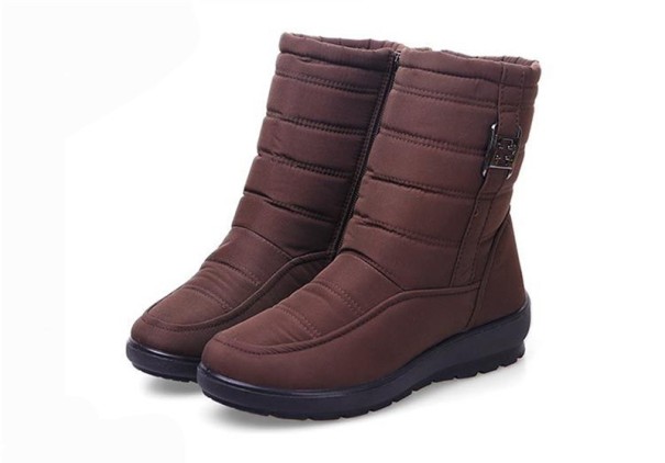 Damskie buty zimowe Amber brązowy 42