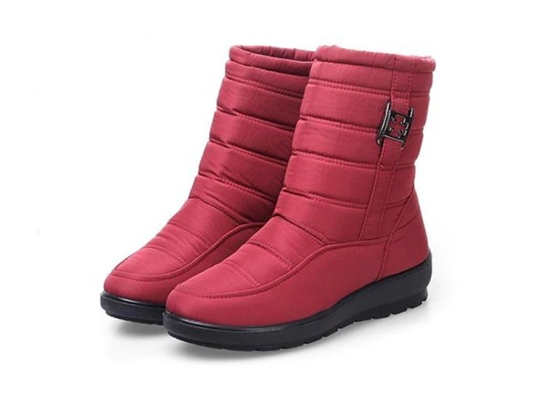 Damskie buty zimowe Amber czerwony 40